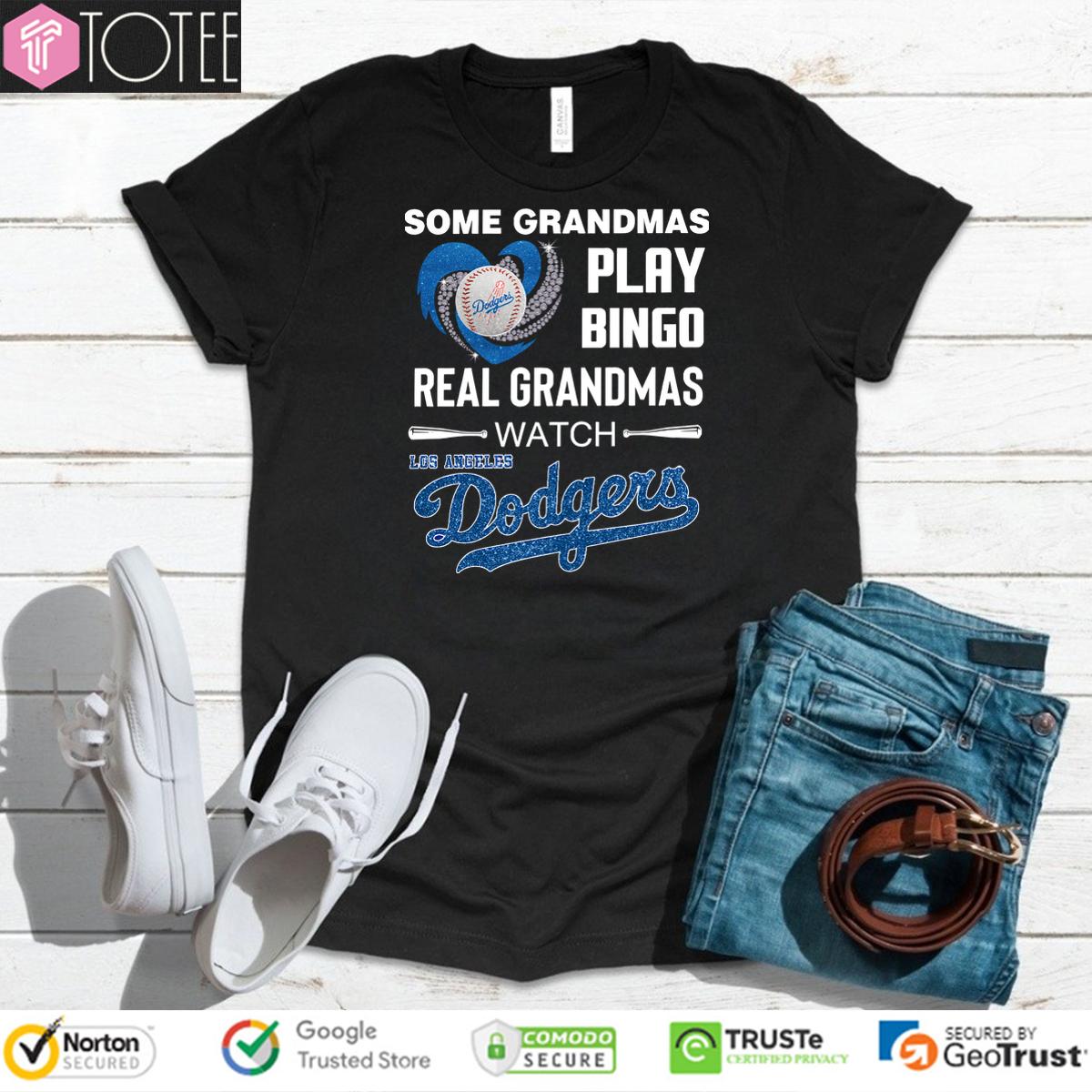 Real Grandmas Wear Dodgers Shirt: Bingo's Fun vs. Winning Style