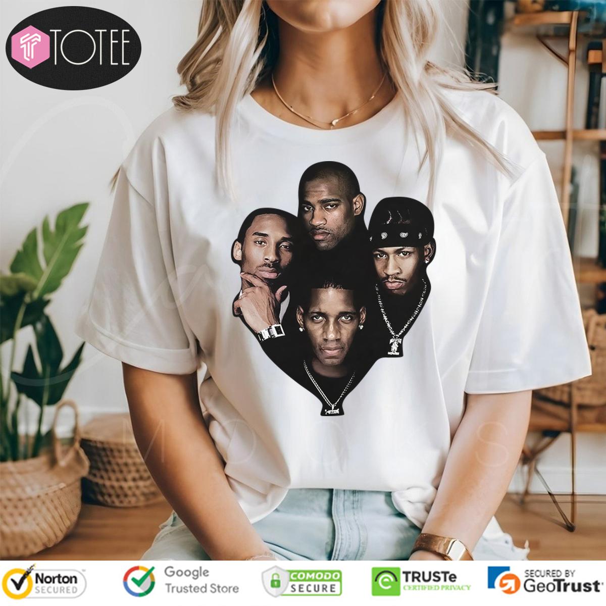 Kobe Iverson T Mac Carter Basketball Legends Art Shirt