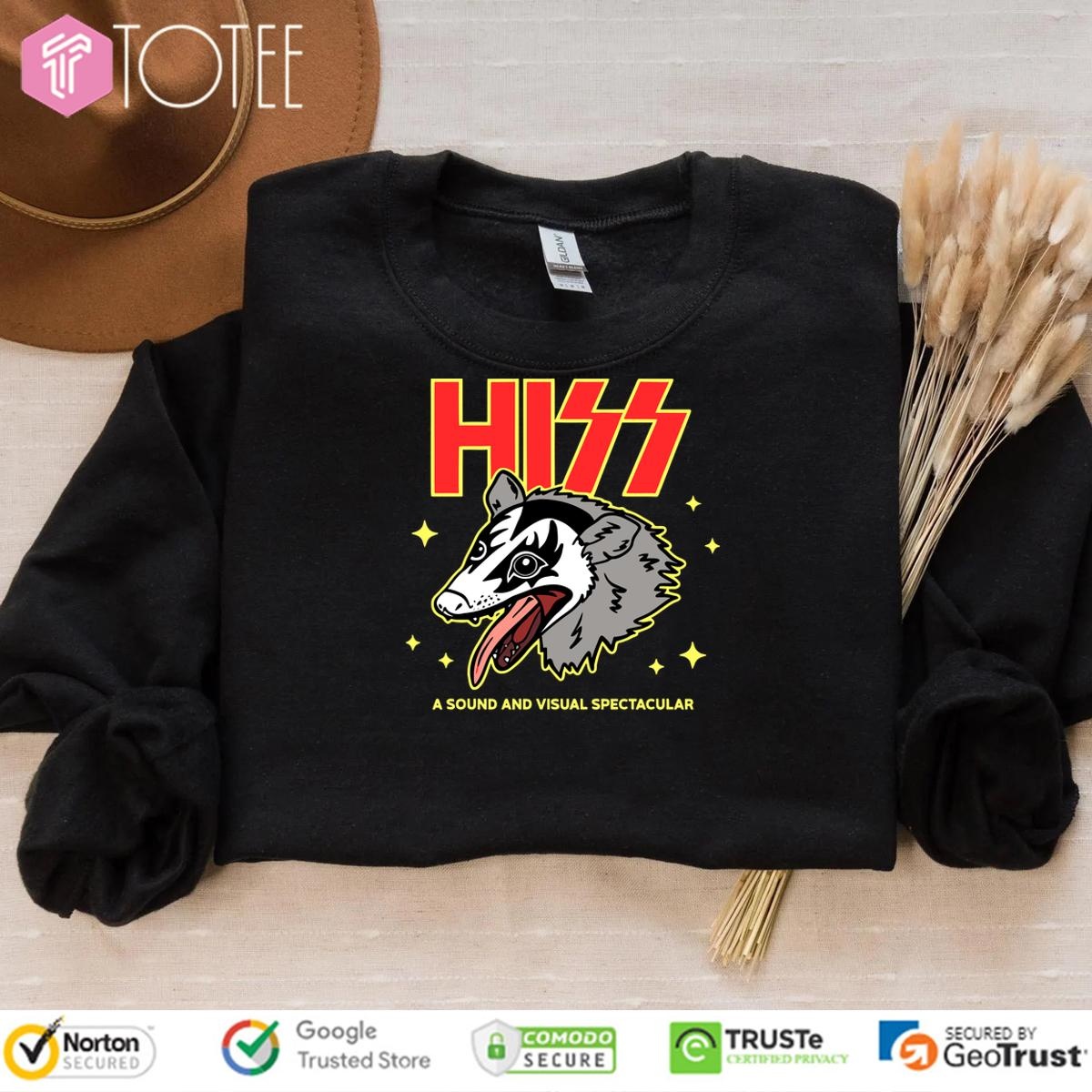 Opossum Hiss A Sound And Visual Spectacular Sweatshirt